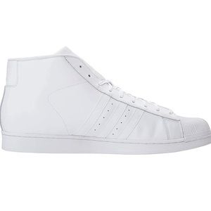 white adidas high tops mens